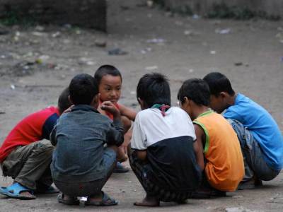 Circle of Boys Kathmandu